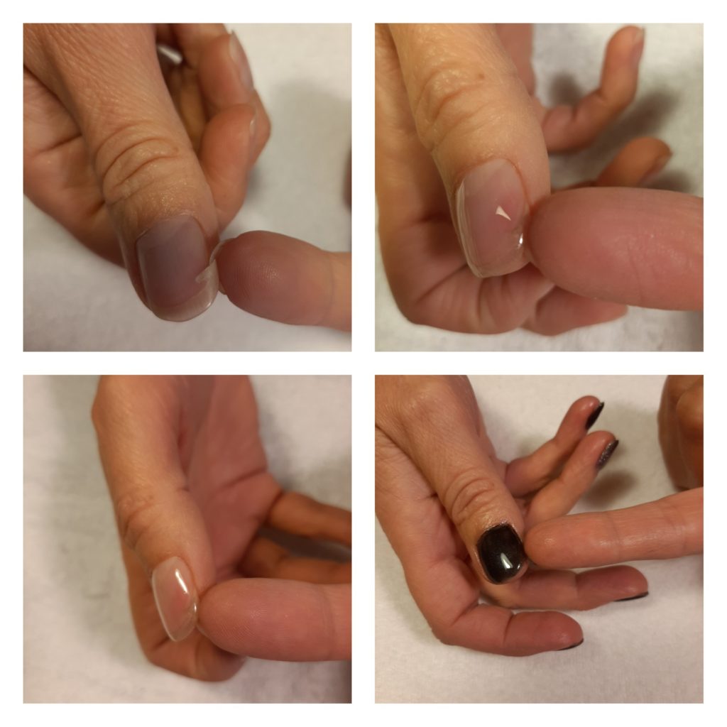 réparation d'un ongle cassé ou fendu